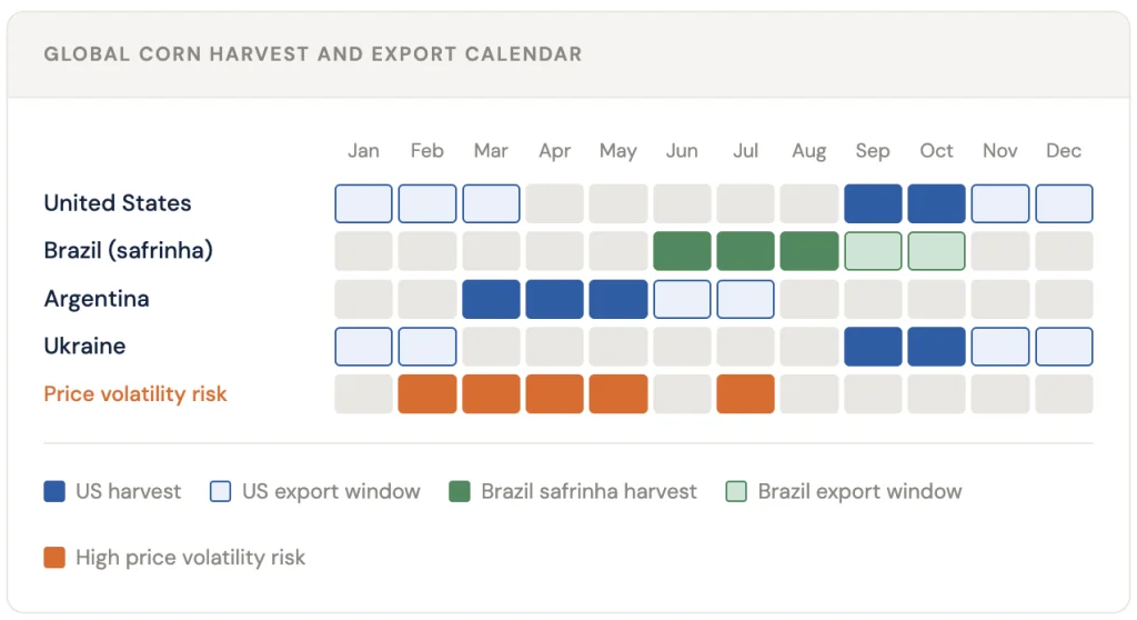 global corn supply seasons