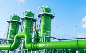 Biofuel demand growth visualised through oilseed processing facility with canola and soybean feedstocks