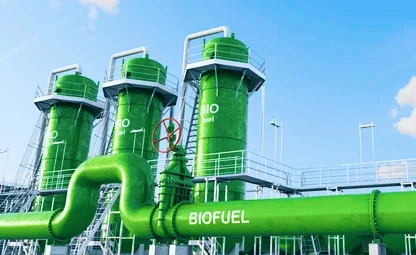 Biofuel demand growth visualised through oilseed processing facility with canola and soybean feedstocks